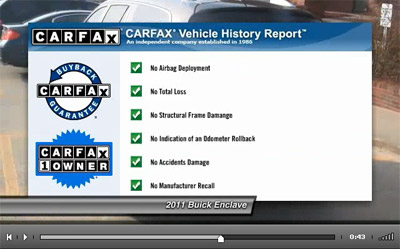 Carfax Screenshot